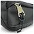Borsa a tracolla Gucci in nylon e pelle con linea Web nera e logo impresso Nero - vista 9
