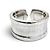 Anello Cartier 2C C de LM Wide in oro bianco D'oro - vista 4