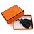Hermès Portachiavi Hermes Carmen in pelle Agneau Milo nera Nero - vista 7
