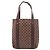 Bolso Louis Vuitton Cabas Bobour Castaño Damier ebene
