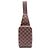 Borsa vita Louis Vuitton Geronimos Damier Ebene Marrone