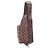 Borsa vita Louis Vuitton Geronimos Damier Ebene Marrone - vista 2
