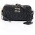 Miu Miu Matelassé Mini Schultertasche Schwarz