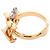 Bague Louis Vuitton LV Glam Doré - vue 2