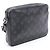 Borsa a tracolla Louis Vuitton Trio Messenger Marrone Nero Monogramma - vista 2