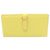 Hermès Hermes Bearn Soufflé Lime Bi-fold lange Geldbörse Gelb