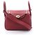 Hermès Bolsa de Ombro Hermes Lindy Mini Ruby Bordeaux