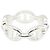 Ring Hermès Anel banda Hermes Enchainée PM Prata - vista 3