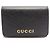 Tarjetero Gucci de piel negra Negro