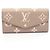 Louis Vuitton Portefeuille Sarah Tourterelle Crème Bi-fold Long Wallet Beige Crudo Monogramma