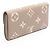 Louis Vuitton Portefeuille Sarah Tourterelle Crème Bi-fold Long Wallet Beige Crudo Monogramma - vista 2