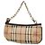 Borsa a Pouch Burberry Nova Check Shadow Horse Chain Marrone Beige - vista 2