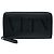 Cartera larga Valentino de piel negra Negro