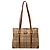Borsa Tote Burberry Nova Check Shadow Horse Nero Beige