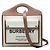 Borsa a mano Burberry Pocket Bag Medium Marrone Crudo