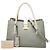 Borsa Miu Miu Madras in Gray e Ivory Marrone Crudo - vista 11