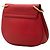 Bolsa de Ombro com Corrente Chloé Drew Vermelho Dourado - vista 2