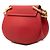 Bolsa de Ombro com Corrente Chloé Drew Mini Vermelho Dourado - vista 2