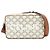 Céline Bolso de hombro Celine Triomphe Medium Castaño Blanco