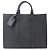 Sac à main Louis Vuitton Monogram Taurillon Sac Plat Noir Monogramme
