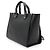 Borsa Chanel Deauville MM 2-way Chain Tote Nero - vista 4