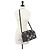 Borsa Louis Vuitton Speedy Bandouliere 25 Nero Multicolore Beige Monogramma - vista 10