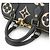 Borsa Louis Vuitton Speedy Bandouliere 25 Nero Multicolore Beige Monogramma - vista 6