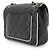 Bolsa de Ombro com Corrente Chanel Matelasse Preto Branco - vista 4
