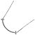 Autre Marque Collana Tiffany & Co. T Smile con diamanti D'oro