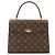 Borsa Louis Vuitton Monogram Malesherbes Marrone Monogramma