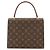 Borsa Louis Vuitton Monogram Malesherbes Marrone Monogramma - vista 3