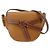 Bolso de hombro Loewe Mini Gate Dual Castaño