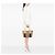 Borsa Tote Gucci Jolie in tela GG beige e Web - vista 7