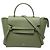 Belt Bag Céline Bolso cinturón Celine de piel de ternera micrograneada verde Verde oliva