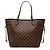 Louis Vuitton Brown Damier Ebene Neverfull MM Marrone