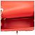 Chanel Orange Mini Square Classic Lambskin Single Flap Rot - Ansicht 4
