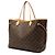 Louis Vuitton Brown Monogram Neverfull GM Marrone - vista 2