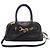 Borsa Satchel Miu Miu Aventure Piccola in Nappa Nera Nero