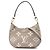 Louis Vuitton Brown Bicolor Monogram Empreinte Bagatelle Braun Taupe