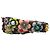 Tracolla Fendi Flowerland in vitello marrone Marrone scuro - vista 2