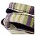 Borsa Tote Prada Small in tela Canapa a righe viola con logo Porpora - vista 12