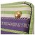 Borsa Tote Prada Small in tela Canapa a righe viola con logo Porpora - vista 7