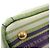 Borsa Tote Prada Small in tela Canapa a righe viola con logo Porpora - vista 9