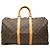 Louis Vuitton Brown Monogram Keepall 45 Marron