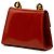 Salvatore Ferragamo Borsa a catena Mini Patent Gancini Lock Ferragamo Marrone - vista 2
