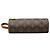 Louis Vuitton Brown Monogram Trousse Ronde Pencil Case 20 Castaño