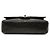 Chanel Black Medium Classic Lambskin Double Flap Noir - vue 3