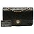 Chanel Black Medium Classic Lambskin Double Flap Noir - vue 7
