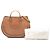Borsa Satchel Pixie Signature Chloé in vitello e camoscio marrone Mini - vista 7