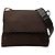 Borsa a tracolla Gucci in nylon GG marrone Marrone scuro